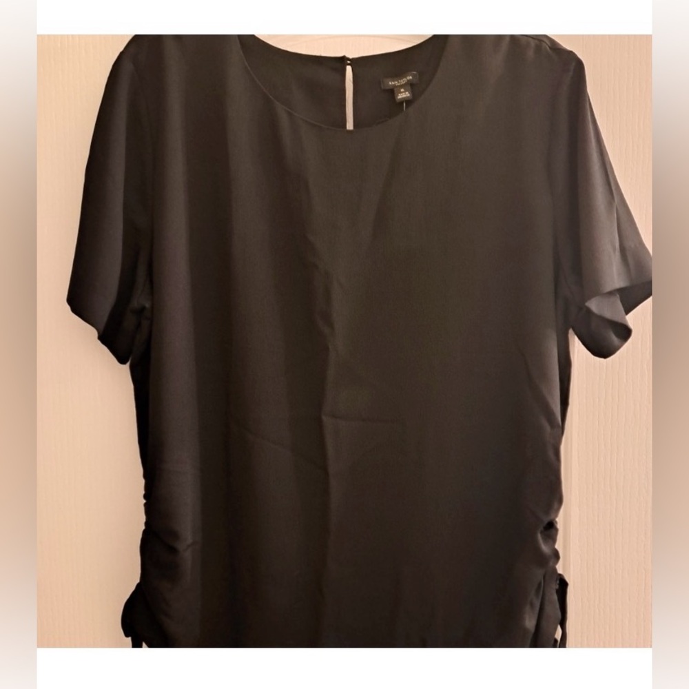 Ann Taylor Top XL Black